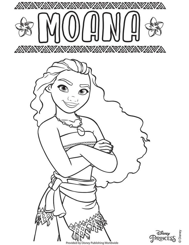 moana coloring pages printable