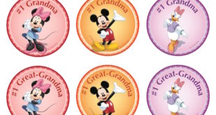 Disney Mother’s Day Stickers