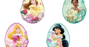 Disney Princess Easter Egg Stickers